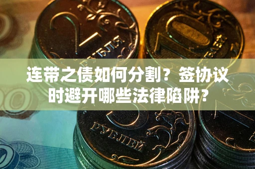 武汉连带之债如何分割？签协议时避开哪些法律陷阱？