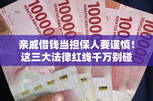 武汉亲戚借钱当担保人要谨慎！这三大法律红线千万别碰
