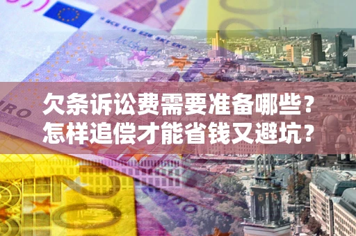 武汉欠条诉讼费需要准备哪些？怎样追偿才能省钱又避坑？