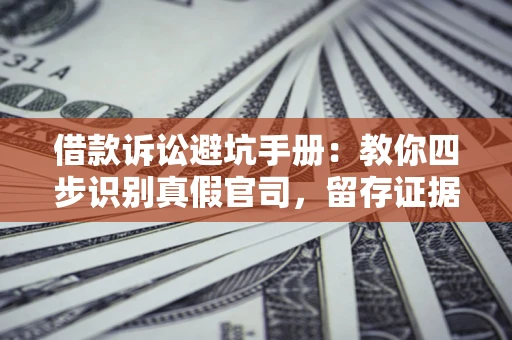 武汉借款诉讼避坑手册：教你四步识别真假官司，留存证据不踩雷