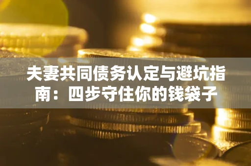 武汉夫妻共同债务认定与避坑指南：四步守住你的钱袋子