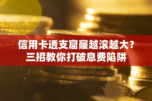 武汉信用卡透支窟窿越滚越大？三招教你打破息费陷阱