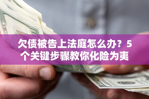 武汉欠债被告上法庭怎么办？5个关键步骤教你化险为夷