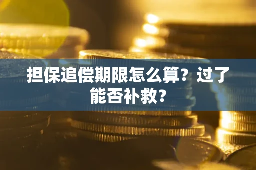 武汉担保追偿期限怎么算？过了能否补救？